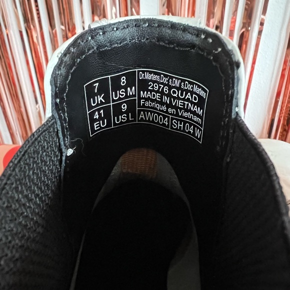 2976 SMOOTH LEATHER PLATFORM CHELSEA BOOTS White 9 Dr Marten’s - Picture 4 of 6